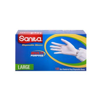 Sanita Multi Purpose Disposable Large Gloves