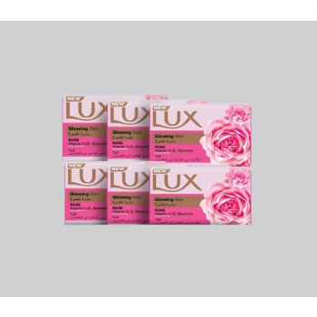Lux Soap Glowing Skin Rose Value Pack 6 x 170 g